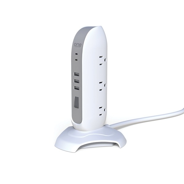 ONE Power OPTS531 5-Outlet Surge Protection Power Tower with 3 USB Ports ONE Power OPTS531 5-Outlet Surge Protection Power Tower with 3 USB Ports