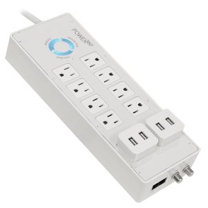 Panamax P360-8 Power360 8-Outlet Floor Strip with USB Pluggables