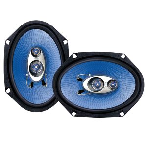 Pyle PL683BL Blue Label 6-Inch x 8-Inch 360-Watt-Max 3-Way Coaxial Speakers