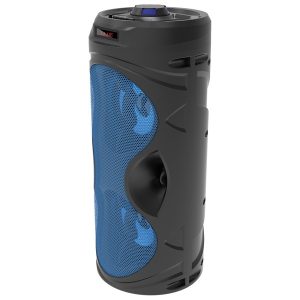 SYLVANIA SP962-B Rechargeable Dual 4-Inch 10-Watt Bluetooth Light-up Portable Party System with FM Radio