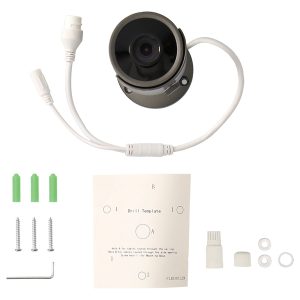 Spyclops SPY-MNBLT2GIP5 5.0-Megapixel Outdoor Fixed Lens Mini Bullet IP PoE Camera (Gray)