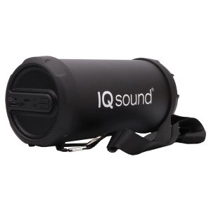 Supersonic IQ-1606BT-BLK IQ-1606BT 3-Inch 10-Watt Portable Bluetooth Rechargeable Speaker with FM Radio (Black)