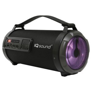 Supersonic IQ-2304BT IQ-2304BT 4-Inch 2-Way 11.5-Watt Portable Bluetooth Rechargeable Speaker with FM Radio and RGB Lights