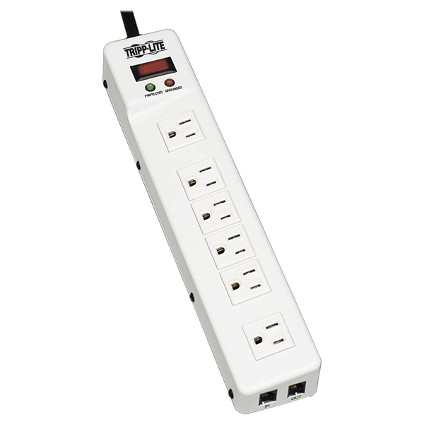 Tripp Lite TLM626TEL15 Protect It! 6-Outlet Surge Protector Tripp Lite TLM626TEL15 Protect It! 6-Outlet Surge Protector