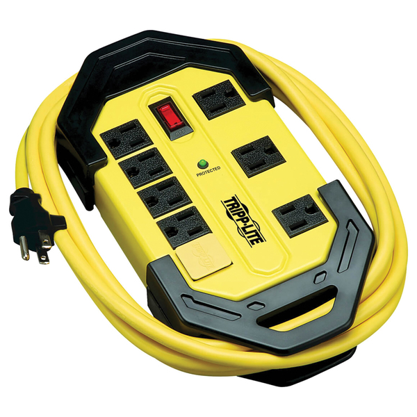 Tripp Lite TLM812SA Protect It! 8-Outlet Industrial Safety Surge Protector with Cord Wrap and Hang Holes Tripp Lite TLM812SA Protect It! 8-Outlet Industrial Safety Surge Protector with Cord Wrap and Hang Holes