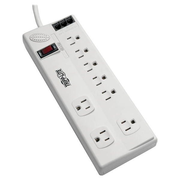 Tripp Lite TLP806TELTAA 8-Outlet Surge Protector Tripp Lite TLP806TELTAA 8-Outlet Surge Protector