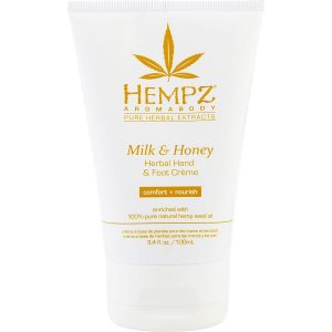 AROMABODY MILK & HONEY HERBAL HAND & FOOT CREME 3.4 OZ - HEMPZ by Hempz