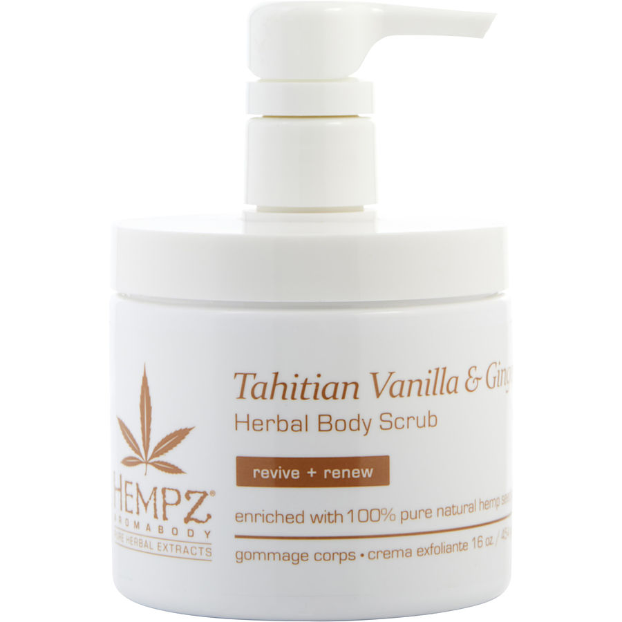AROMABODY TAHITIAN VANILLA & GINGER HERBAL BODY SCRUB 16 OZ - HEMPZ by Hempz AROMABODY TAHITIAN VANILLA & GINGER HERBAL BODY SCRUB 16 OZ - HEMPZ by Hempz