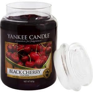 BLACK CHERRY SCENTED LARGE JAR 22 OZ - YANKEE CANDLE by Yankee Candle