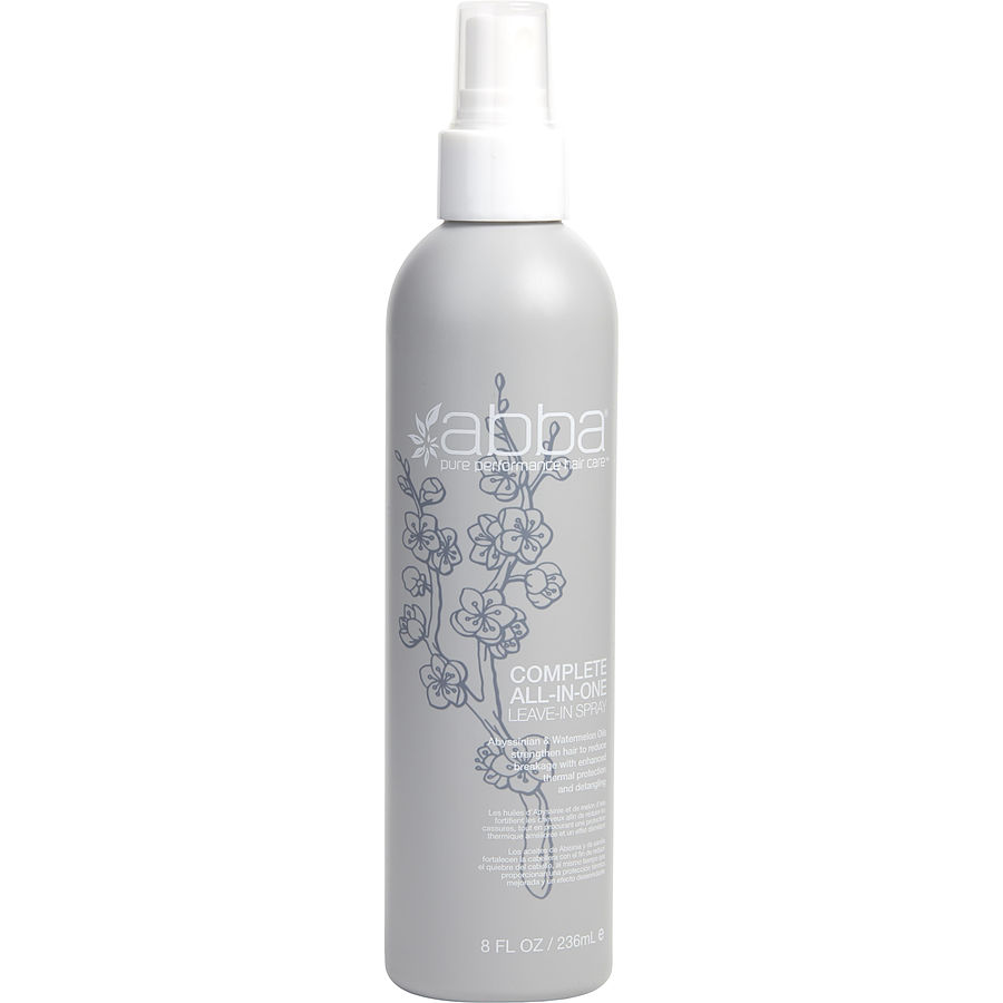 COMPLETE ALL-IN-ONE LEAVE-IN SPRAY 8 OZ - ABBA by ABBA Pure & Natural Hair Care COMPLETE ALL-IN-ONE LEAVE-IN SPRAY 8 OZ - ABBA by ABBA Pure & Natural Hair Care