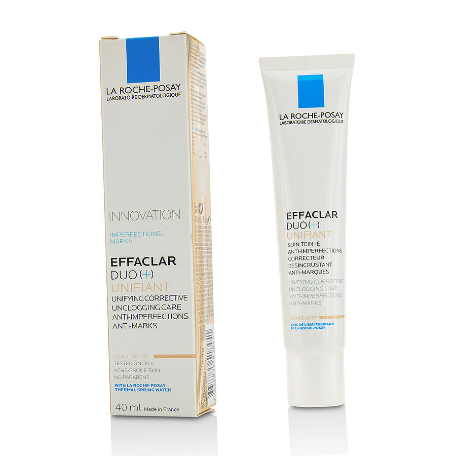 Effaclar Duo (+) Unifiant Unifying Corrective Unclogging Care Anti-Imperfections Anti-Marks - Light --40ml/1.35oz - La Roche Posay by La Roche Posay Effaclar Duo (+) Unifiant Unifying Corrective Unclogging Care Anti-Imperfections Anti-Marks - Light --40ml/1.35oz - La Roche Posay by La Roche Posay