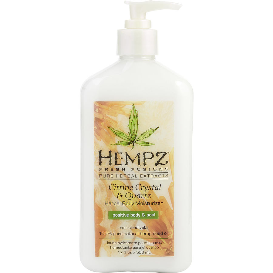 FRESH FUSIONS CITRINE CRYSTAL & QUARTZ HERBAL BODY MOISTURIZER 17 OZ - HEMPZ by Hempz FRESH FUSIONS CITRINE CRYSTAL & QUARTZ HERBAL BODY MOISTURIZER 17 OZ - HEMPZ by Hempz
