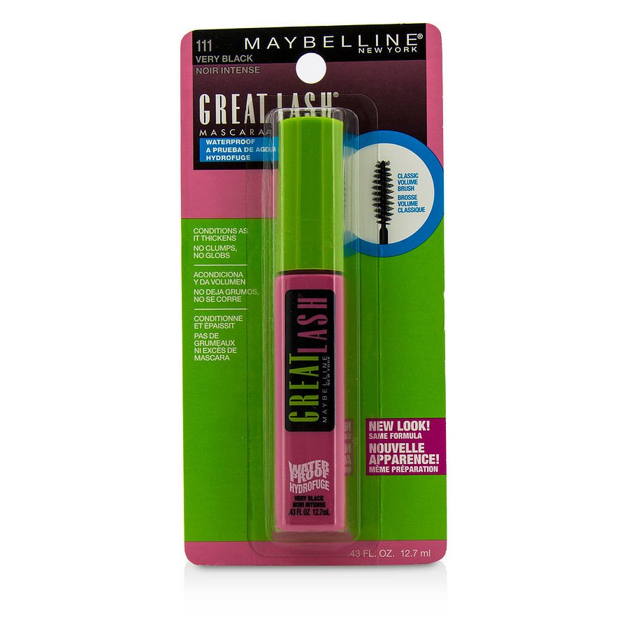 Great Lash Waterproof Mascara - #111 Very Black --12.7ml/0.43oz - Maybelline by Maybelline Great Lash Waterproof Mascara - #111 Very Black --12.7ml/0.43oz - Maybelline by Maybelline