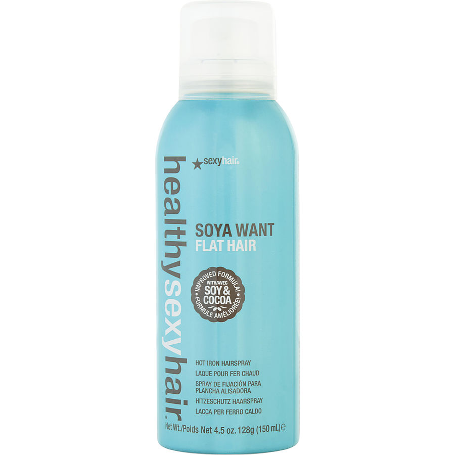 HEALTHY SEXY SOYA WANT FLAT IRON SPRAY 4.5 OZ - SEXY HAIR by Sexy Hair Concepts HEALTHY SEXY SOYA WANT FLAT IRON SPRAY 4.5 OZ - SEXY HAIR by Sexy Hair Concepts