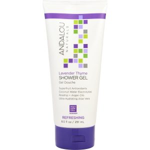 Lavender Thyme Refreshing Shower Gel --250ml/8.5oz - Andalou Naturals by Andalou Naturals