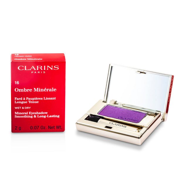 Ombre Minerale Smoothing & Long Lasting Mineral Eyeshadow - # 16 Vibrant Violet --2g/0.07oz - Clarins by Clarins