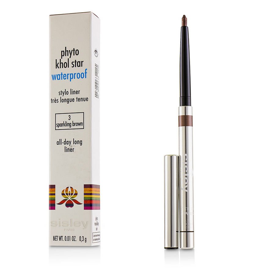 Phyto Khol Star Waterproof - # 3 Sparkling Brown --0.3g/0.01oz - Sisley by Sisley Phyto Khol Star Waterproof - # 3 Sparkling Brown --0.3g/0.01oz - Sisley by Sisley