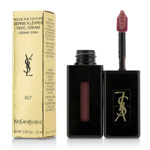 Rouge Pur Couture Vernis A Levres Vinyl Cream Creamy Stain - # 407 Carmin Session  --5.5ml/0.18oz - YVES SAINT LAURENT by Yves Saint Laurent
