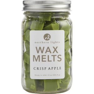 SIMMERING FRAGRANCE CHIPS - 8 OZ JAR CONTAINING 100 MELTS - CRISP APPLE SCENTED by