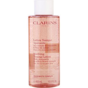 Soothing Toning Lotion with Chamomile & Saffron Flower Extracts - Very Dry or Sensitive Skin  --400ml/13.5oz - Clarins by Clarins