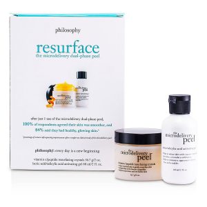 The Microdelivery Peel: Lactic/Salicylic Acid Activation Gel + Vitamin C Resurfacing Crystal  --2pcs - Philosophy by Philosophy