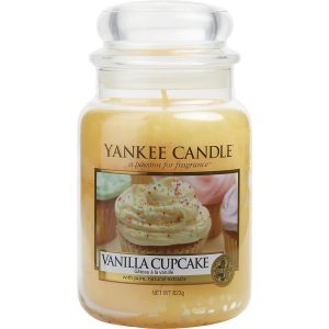 VANILLA CUPCAKE SCENTED LARGE JAR 22 OZ - YANKEE CANDLE by Yankee Candle
