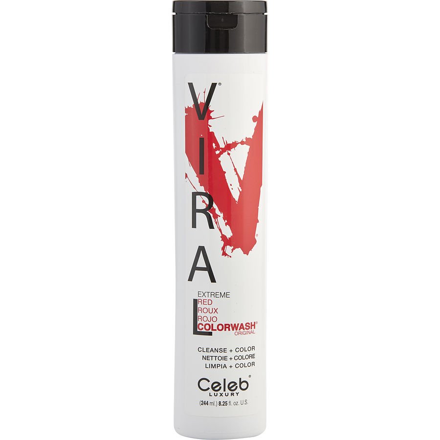 VIRAL COLORWASH EXTREME RED 8.25 OZ - CELEB LUXURY by Celeb Luxury VIRAL COLORWASH EXTREME RED 8.25 OZ - CELEB LUXURY by Celeb Luxury