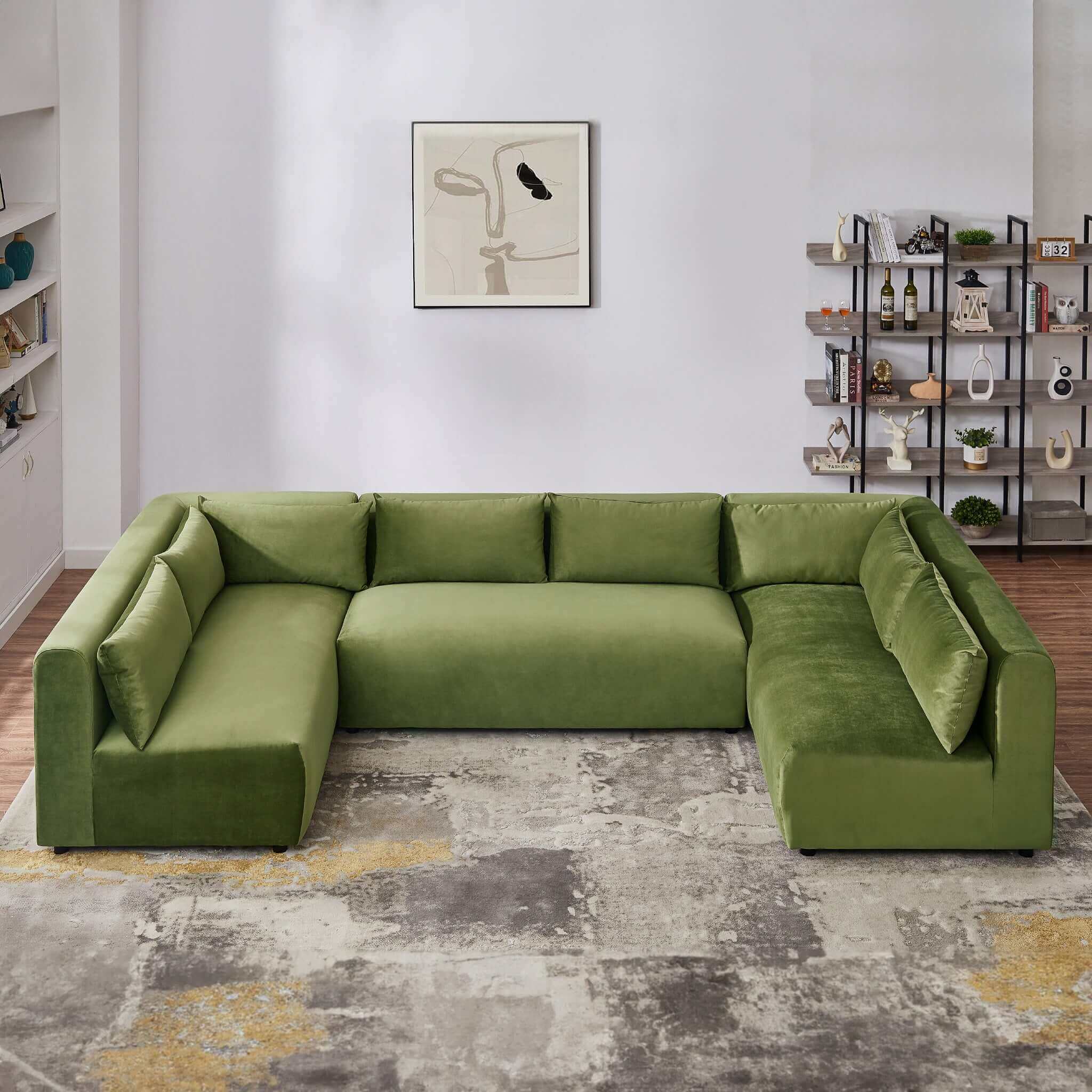Aleny Modular Corner Sectional Mid-Century Modern Sofa Aleny Modular Corner Sectional Mid-Century Modern Sofa