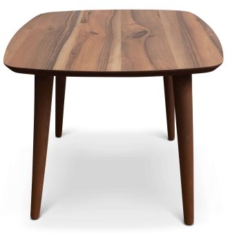 Denis Mid-Century Modern Walnut End Table