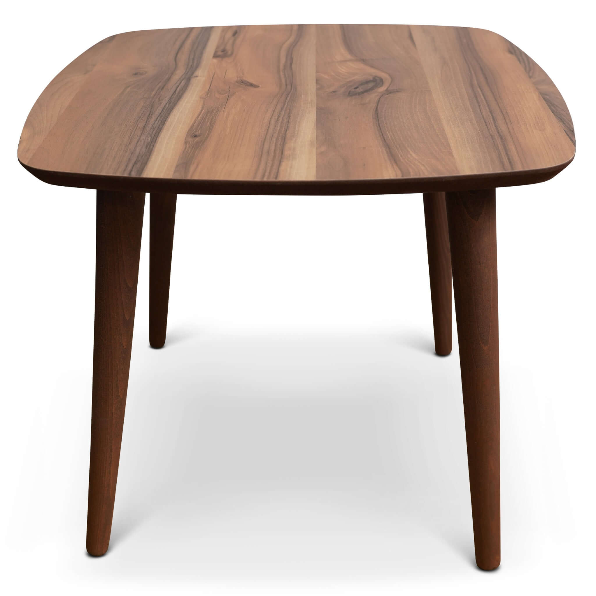 Denis Mid-Century Modern Walnut End Table Denis Mid-Century Modern Walnut End Table