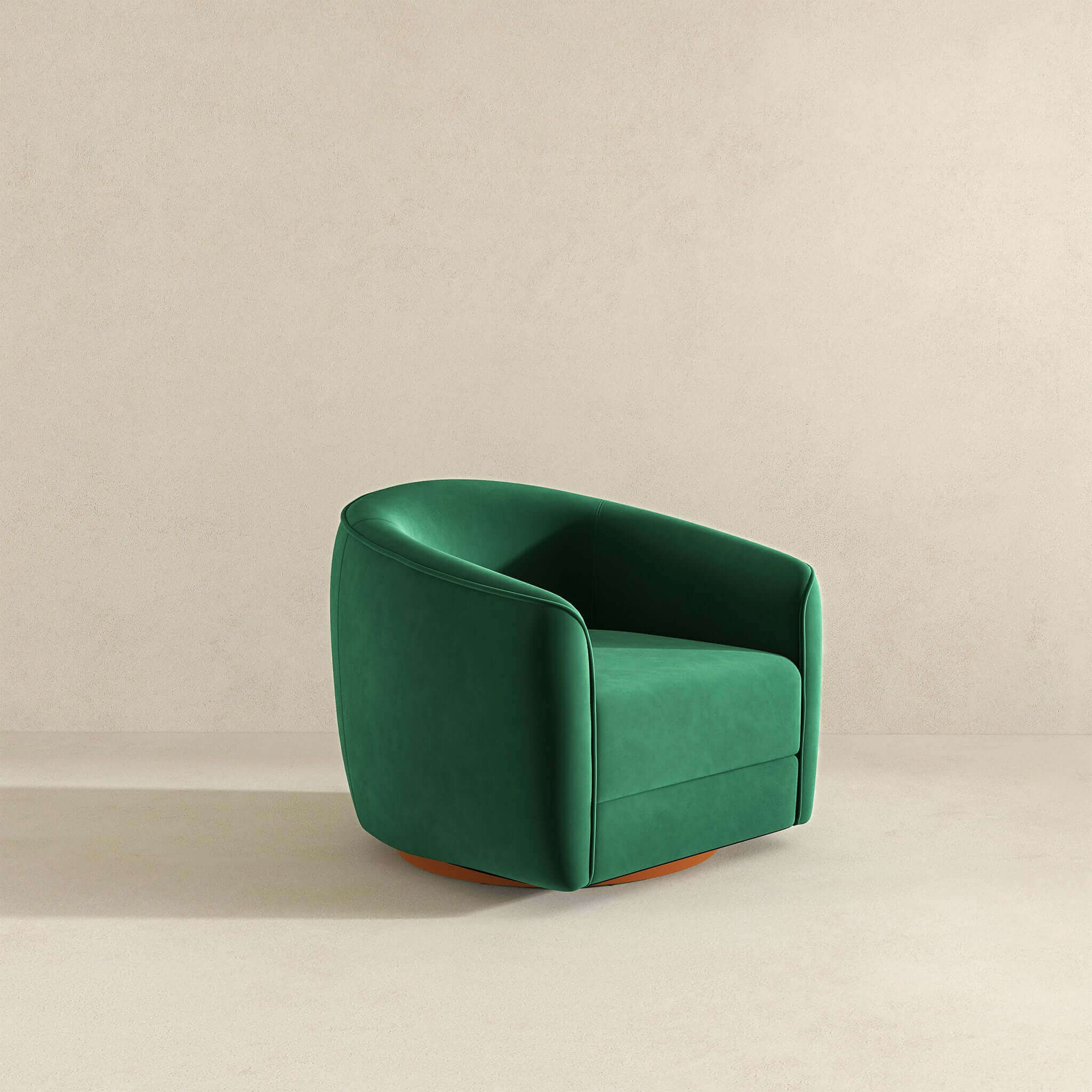 Elise Mid Century Modern Dark Green Velvet Swivel Chair Elise Mid Century Modern Dark Green Velvet Swivel Chair