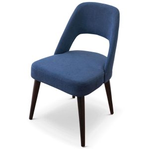 Juliana Mid Century Modern Blue Fabric Dining Chair (Set of 2)