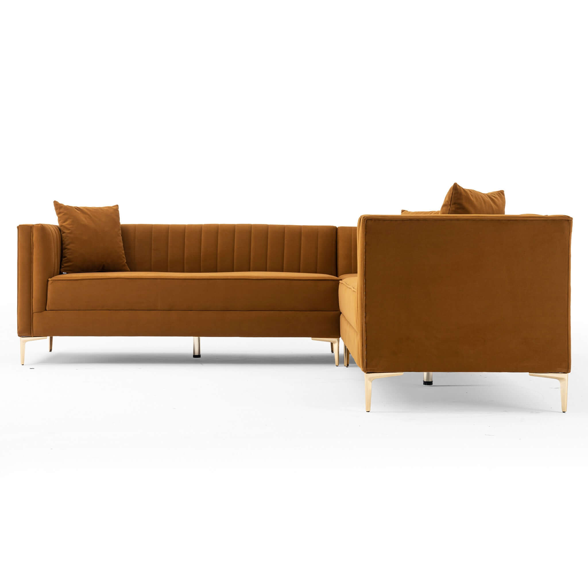 Kenda Corner Sectional Mid-Century Modern Sofa Kenda Corner Sectional Mid-Century Modern Sofa