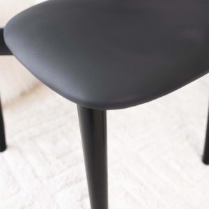 Korbin Dining Chair (Black PU)