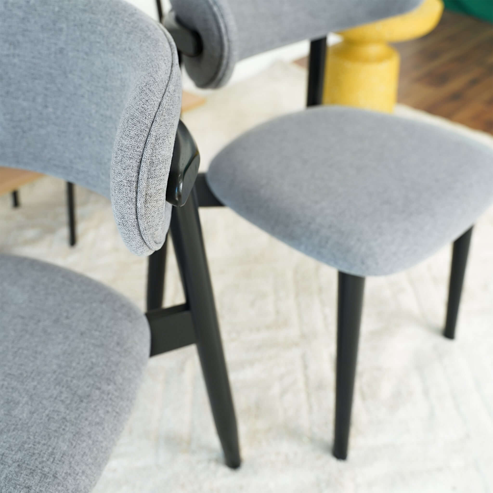Korbin Grey Fabric Dining Chair Korbin Grey Fabric Dining Chair