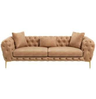 Malia Mid-Century Modern Chesterfield Sofa