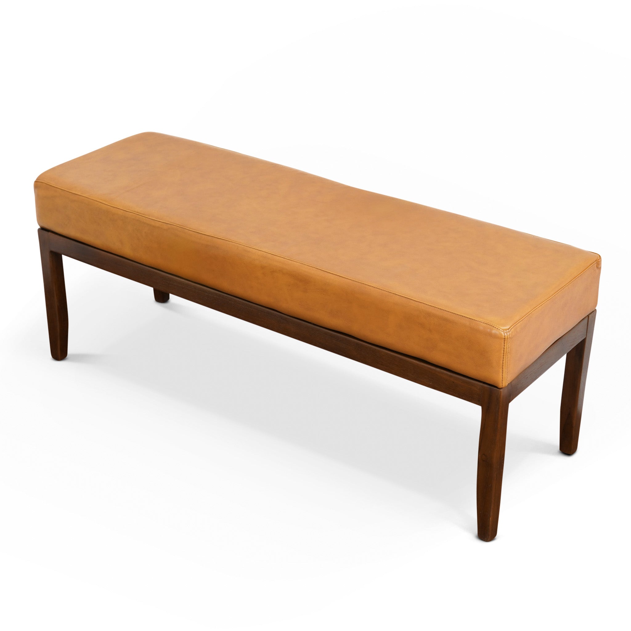 Austin Bench (Antique Tan Leather - w/o Lines) Austin Bench (Antique Tan Leather - w/o Lines)