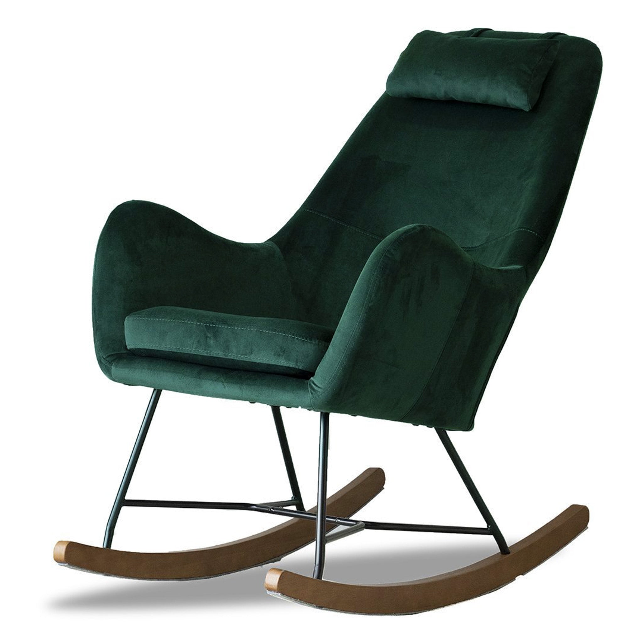 Chelsea Green Velvet Rocking Chair Chelsea Green Velvet Rocking Chair