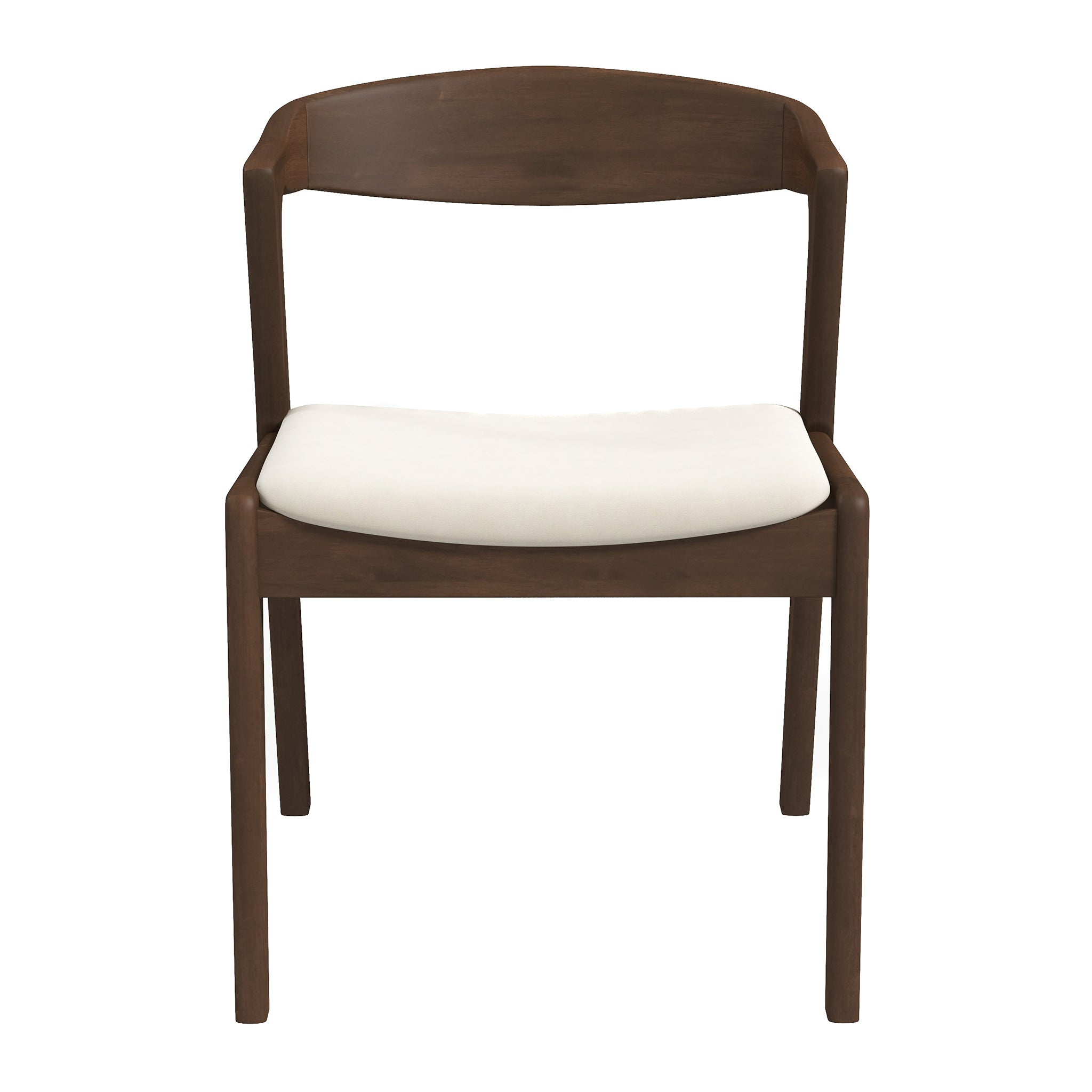 Dakota Solid Wood Cream Velvet Dining Chair (Set Of 2) Dakota Solid Wood Cream Velvet Dining Chair (Set Of 2)