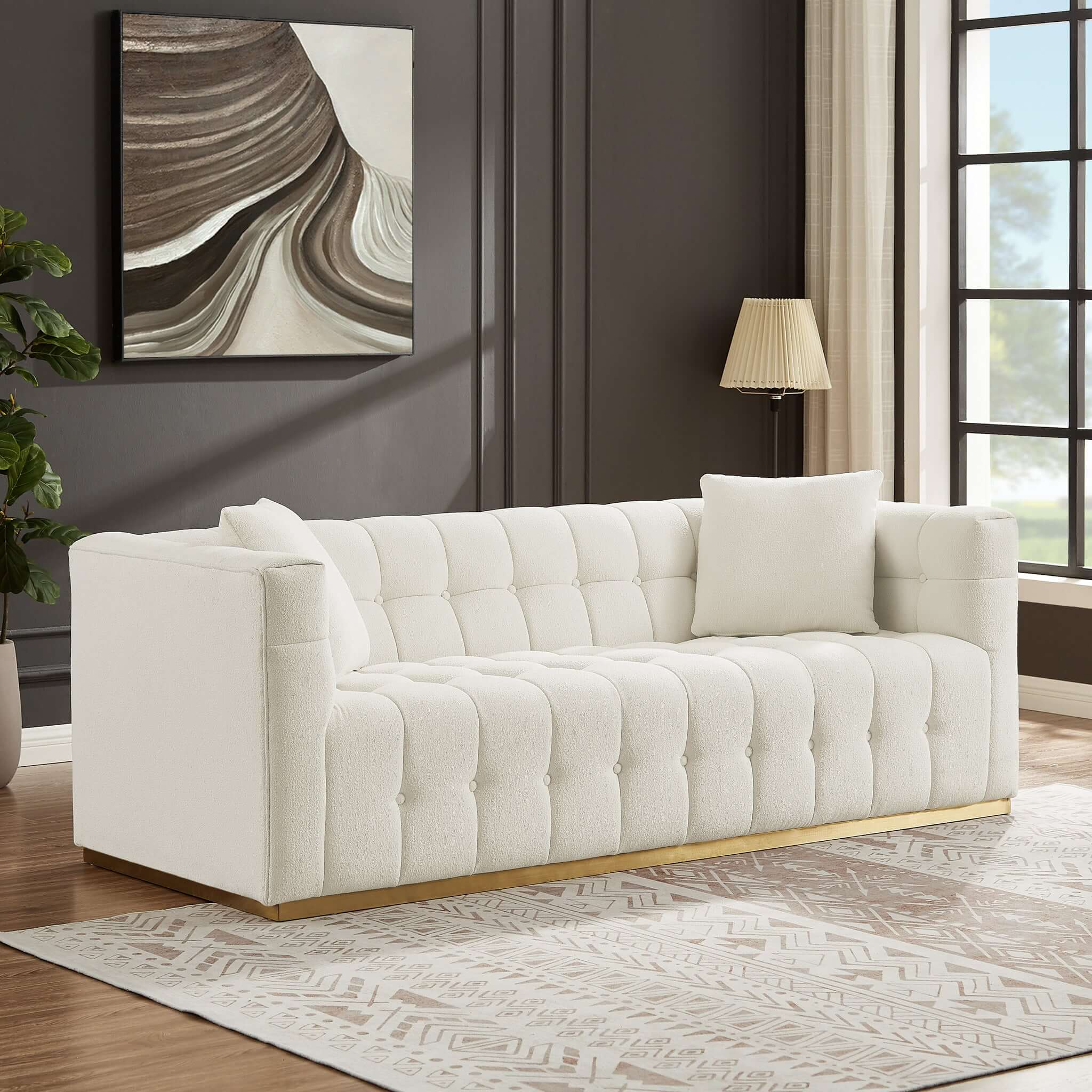 Eleanor Sofa Beige Boucle Eleanor Sofa Beige Boucle