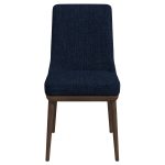 Kate Dark Blue Fabric Dining Chair (Set Of 2)