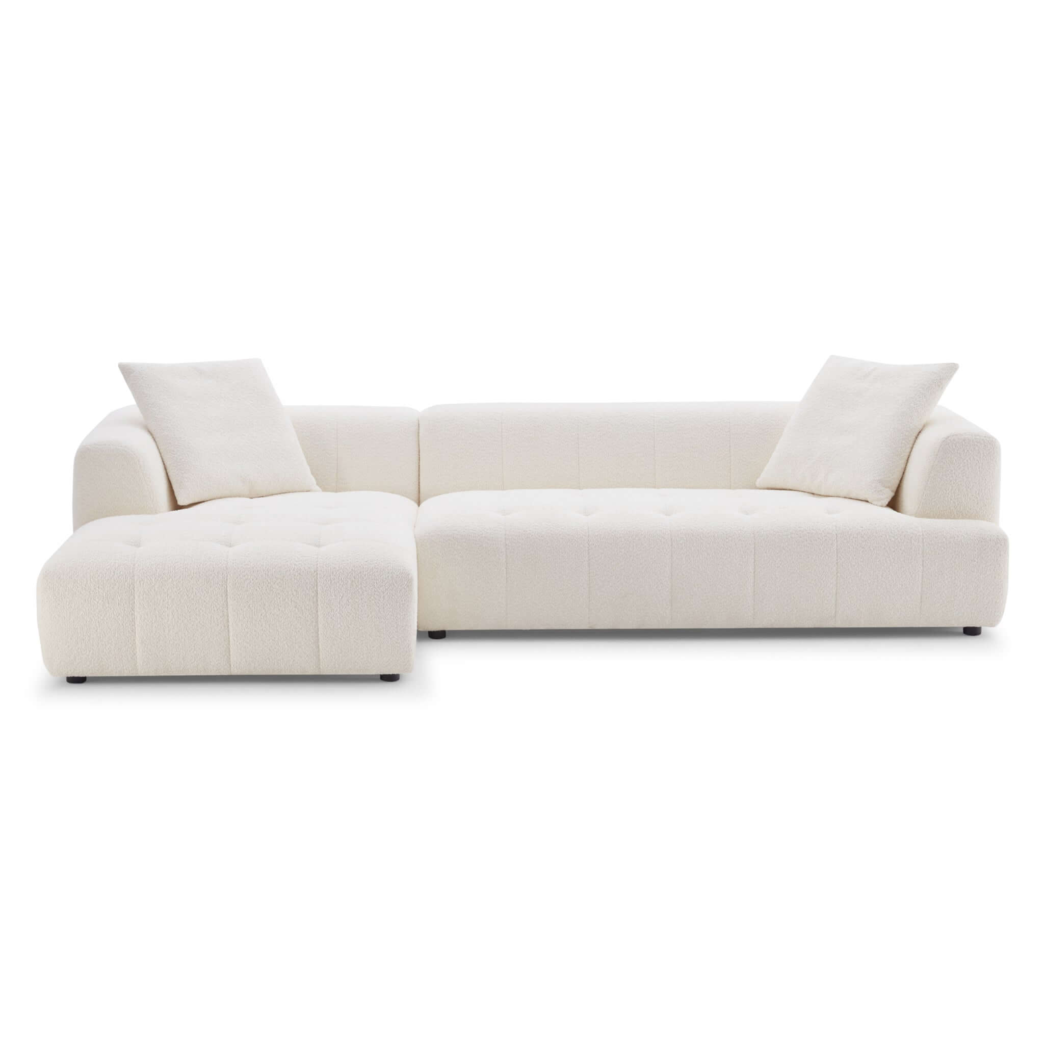 Kaynes Boucle Sectional Sofa Kaynes Boucle Sectional Sofa