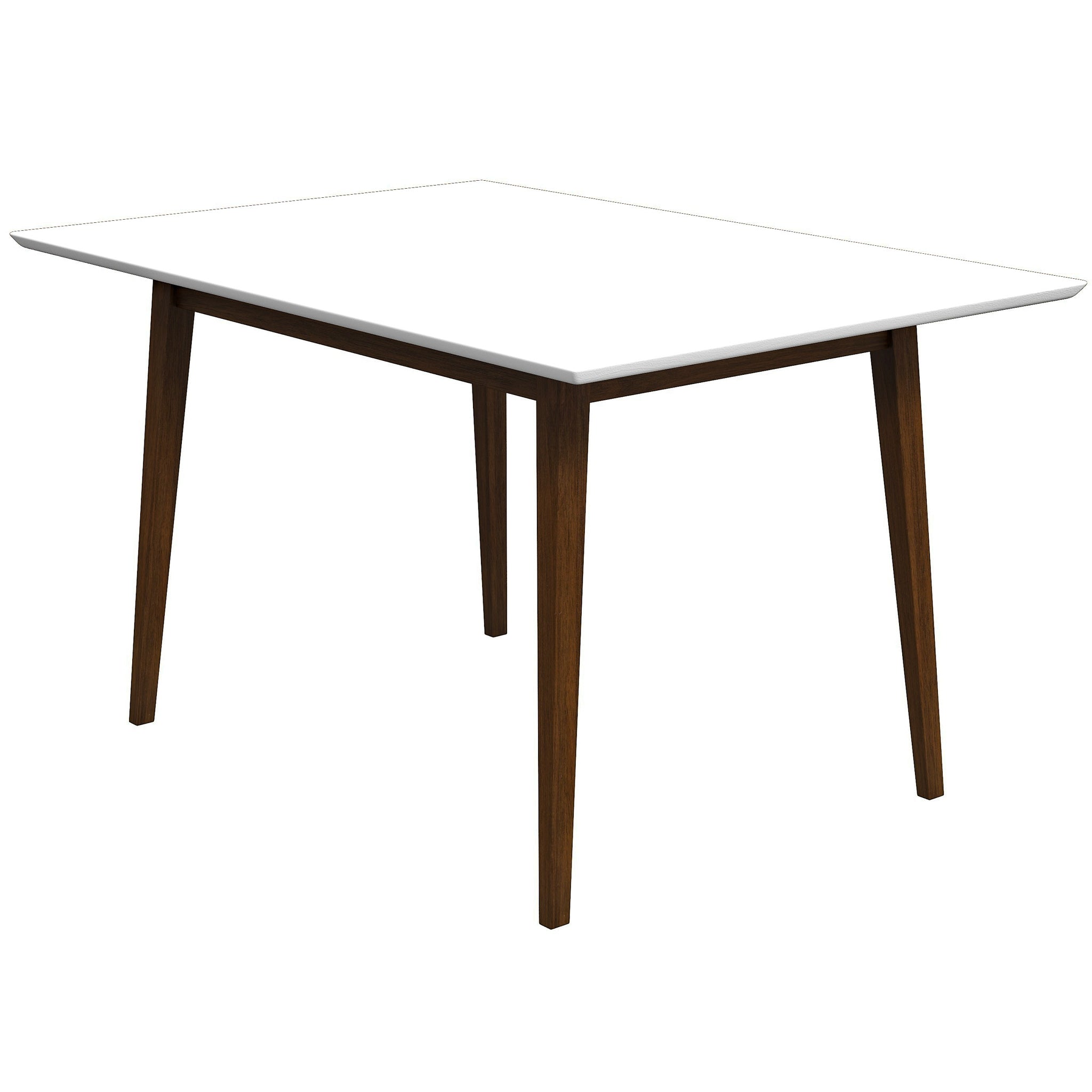 Mary Modern Style Solid Wood Rectangular Dining Kitchen Table 47" Mary Modern Style Solid Wood Rectangular Dining Kitchen Table 47"