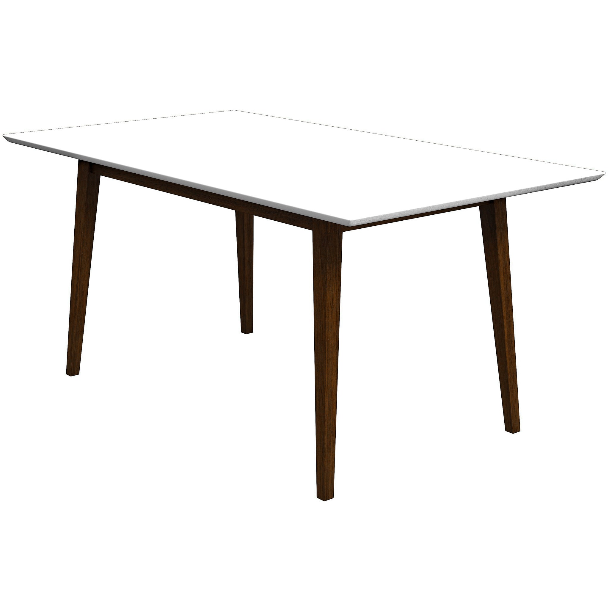 Mary Modern Style Solid Wood Rectangular Dining Kitchen Table 63" Mary Modern Style Solid Wood Rectangular Dining Kitchen Table 63"